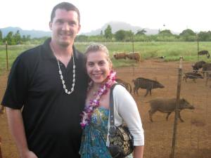 The train tour before the Luau