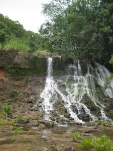 The falls we hiked to