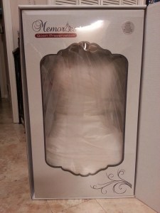 My preserved wedding dress!