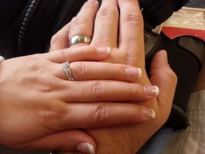 Picture taken waiting for our plane to Hawaii.