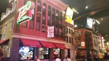 The "streets" of the New York, New York