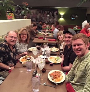 Dinner with my cousin